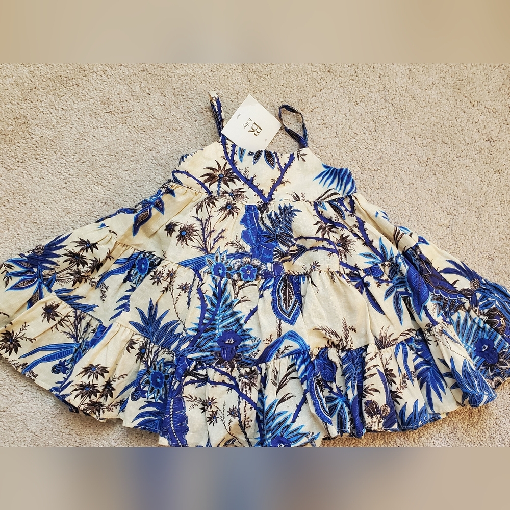 Banana Republic Baby Linen Tiered Dress NWT